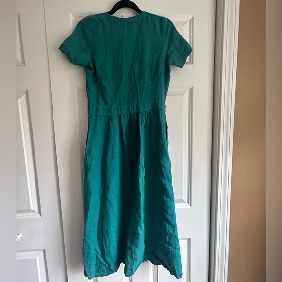 Avocado blue button dress-S - Picture 2 of 6